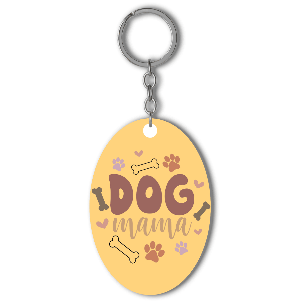Dog mama Acrylic keychain- Oval