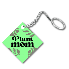 Plant mom Acrylic keychain- Square