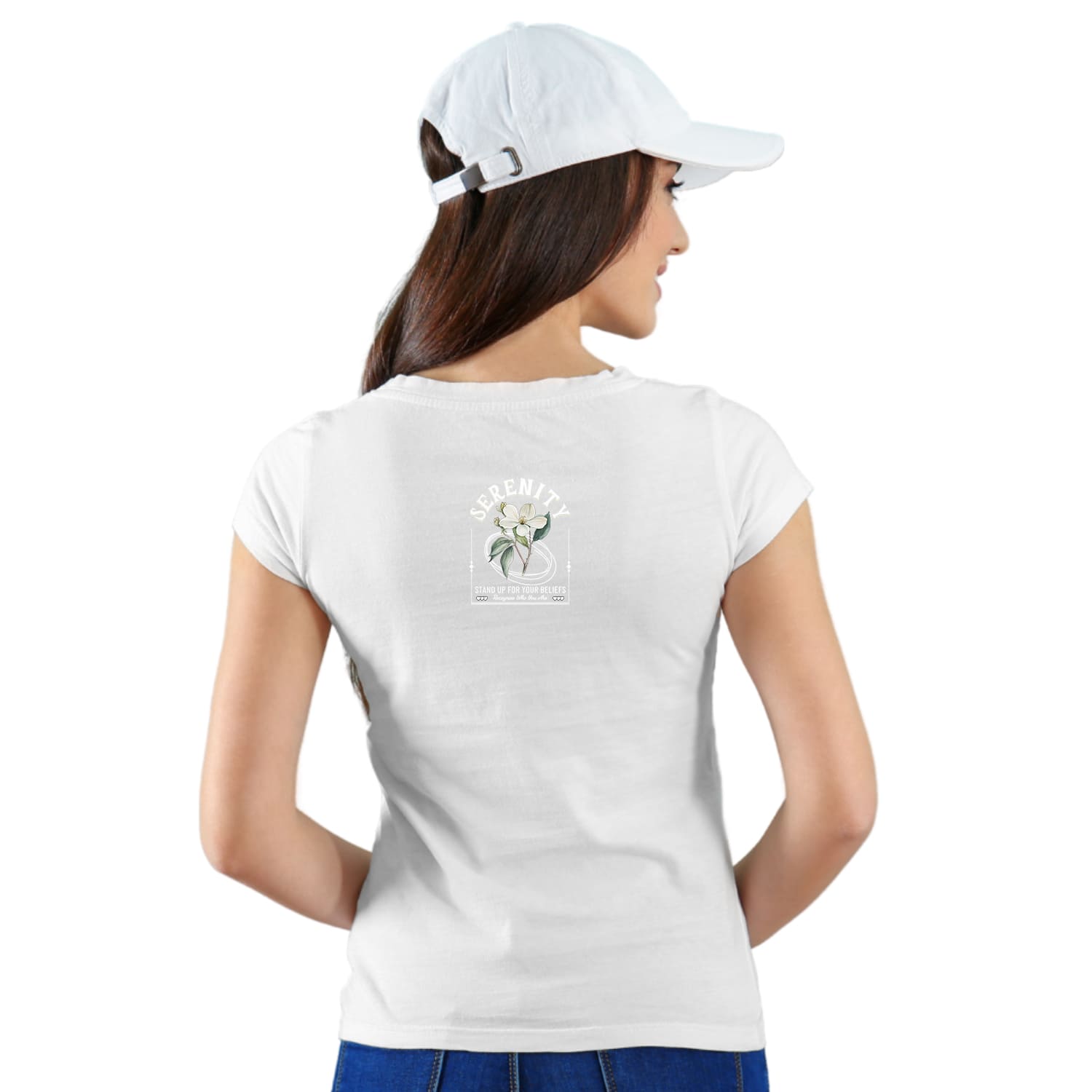 Serenity Womens cotton printed T-shirt