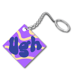 Ugh Acrylic keychain- Square