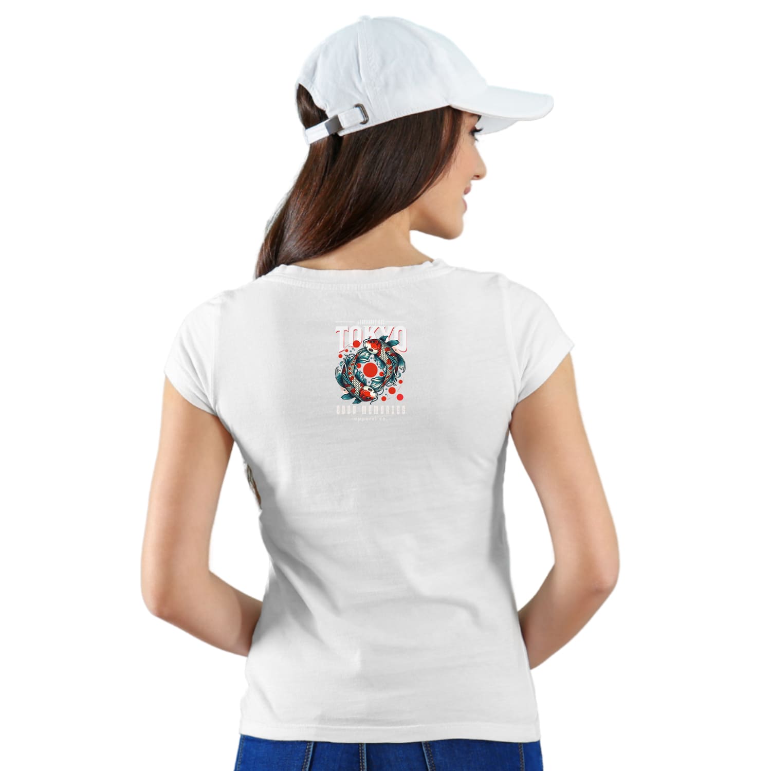 Tokyo good memories Womens cotton printed T-shirt