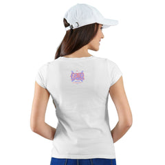 Samurai spirit Womens cotton printed T-shirt