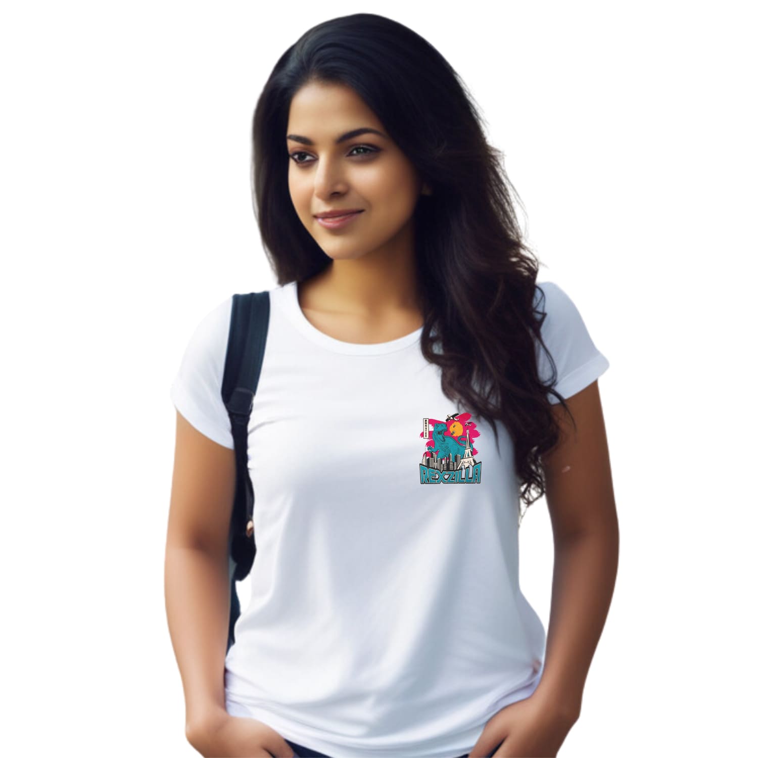 Rexzilla Womens cotton printed T-shirt