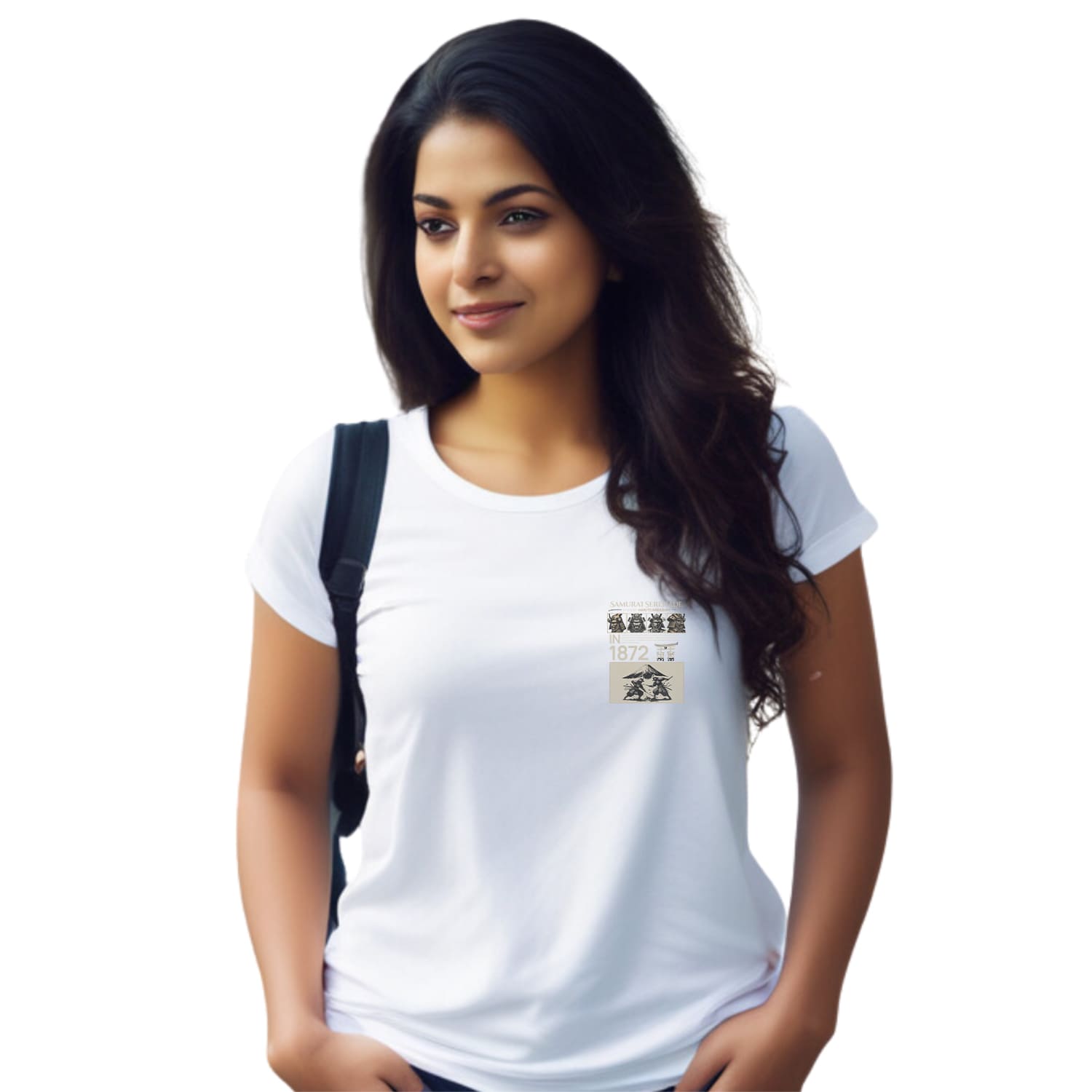Samurai serenade Womens cotton printed T-shirt