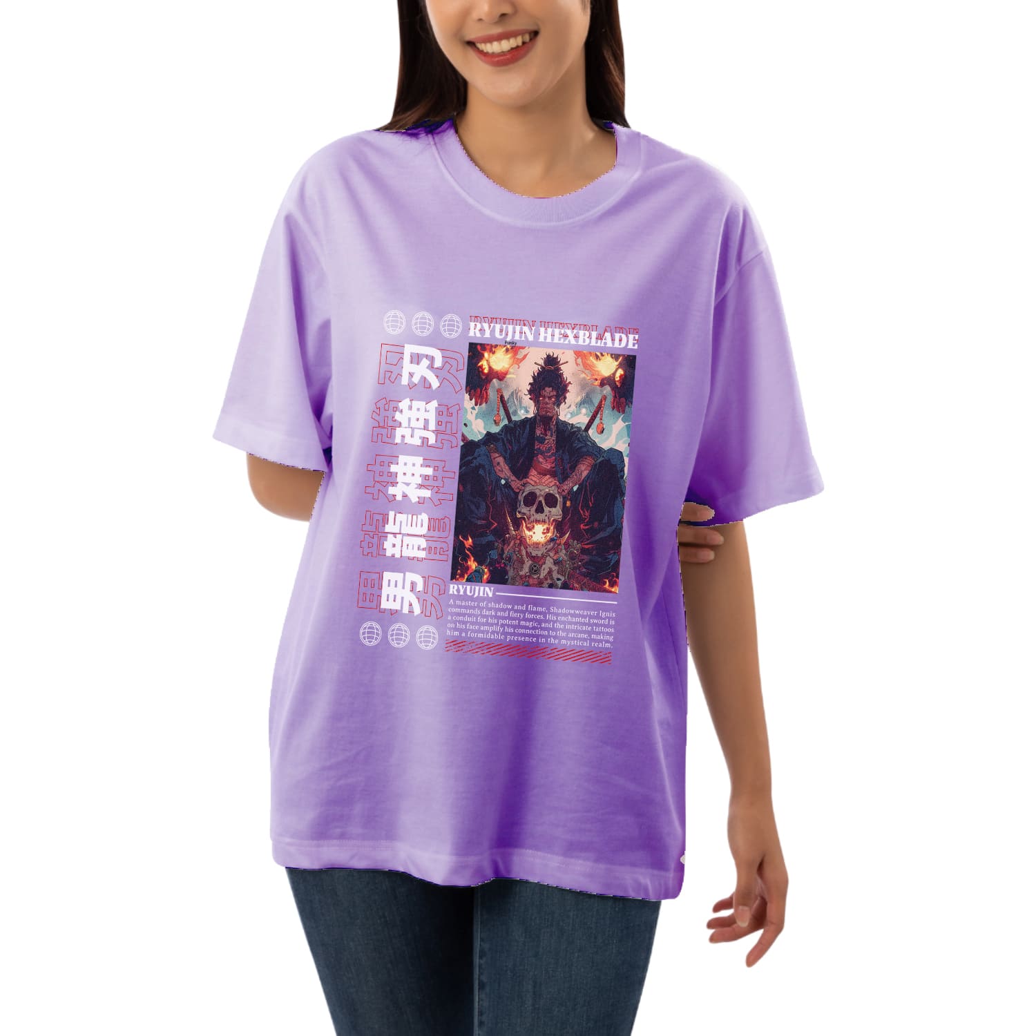 Ryujin Womens Oversized T-shirt