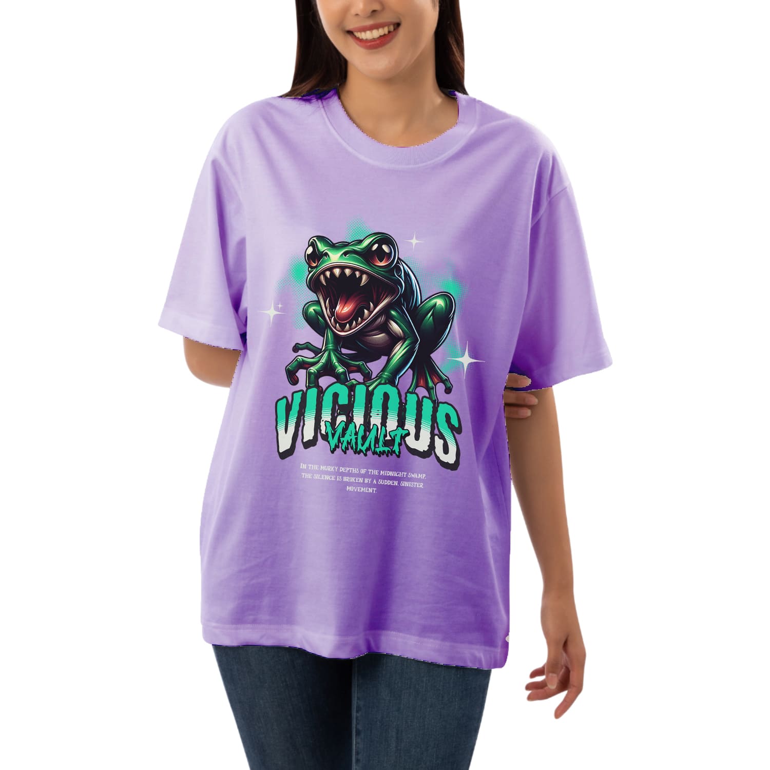 Vicious Womens Oversized T-shirt
