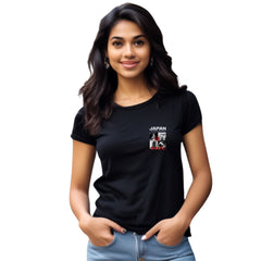 Japan Womens cotton printed T-shirt