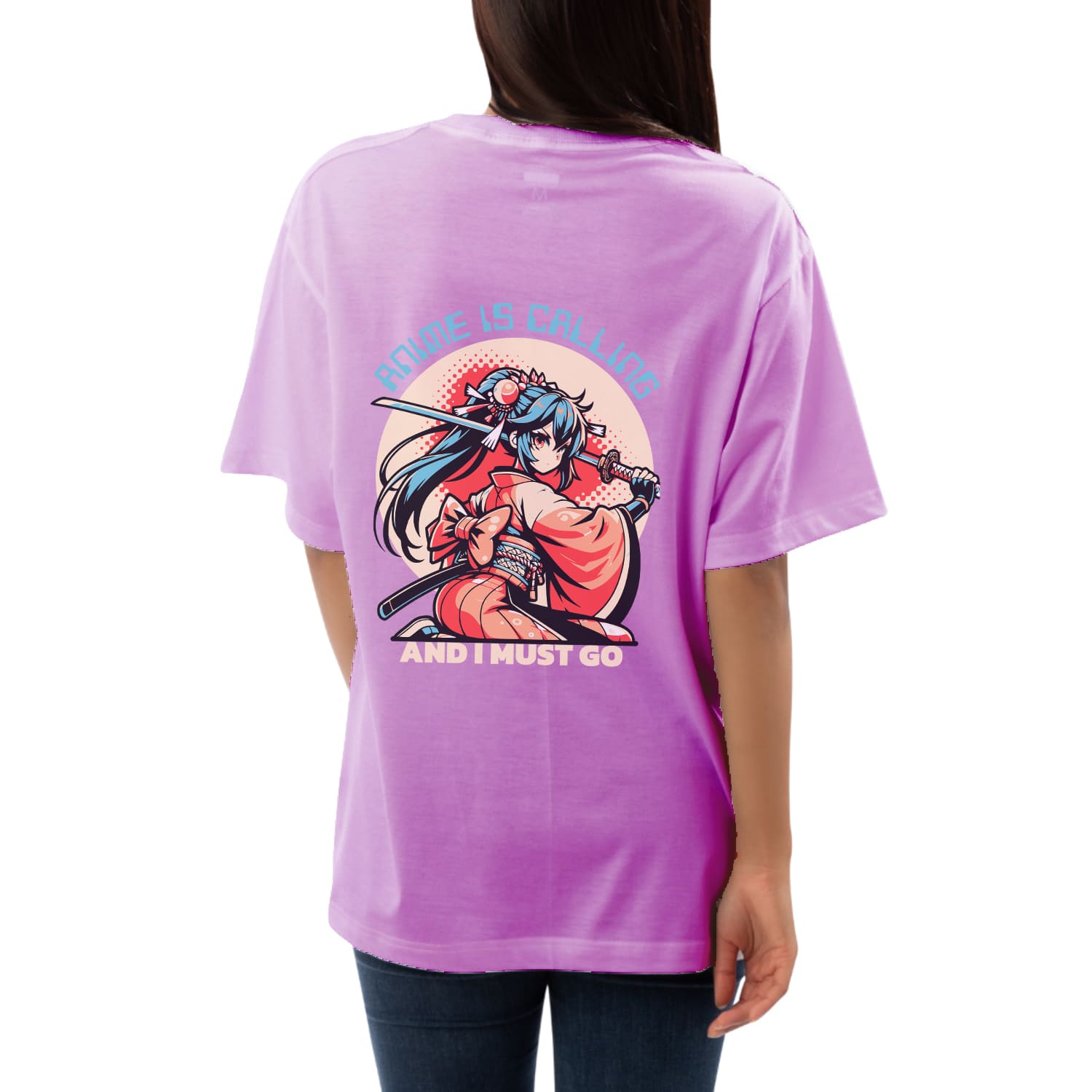 Anime calling Womens Oversized T-shirt