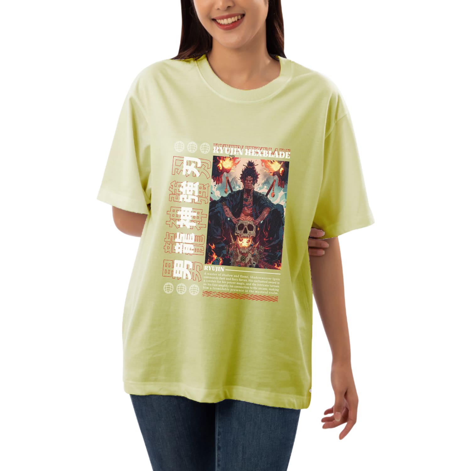 Ryujin Womens Oversized T-shirt