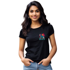 Rexzilla Womens cotton printed T-shirt