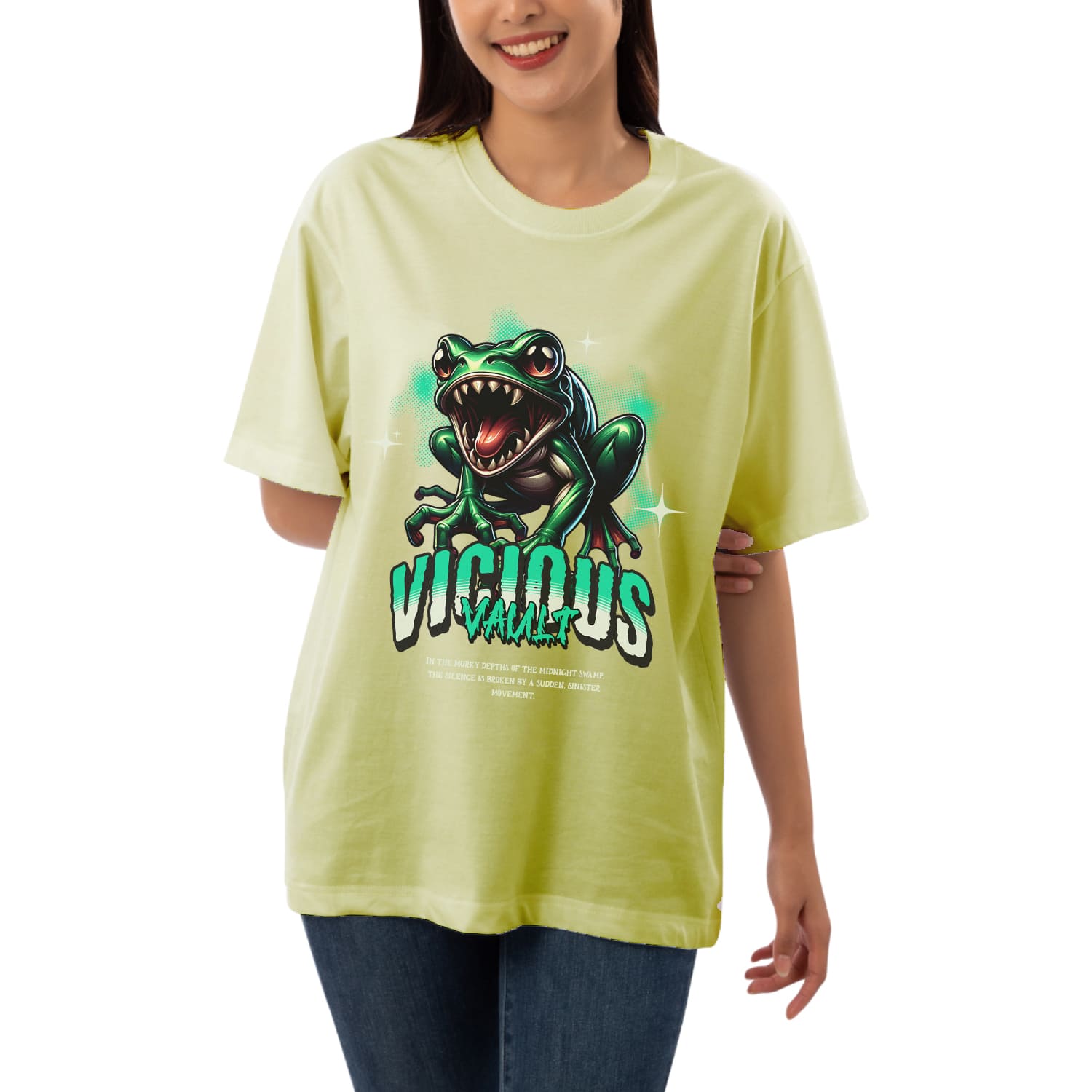 Vicious Womens Oversized T-shirt