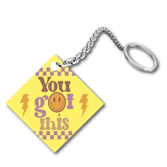 You got this Acrylic keychain- Square