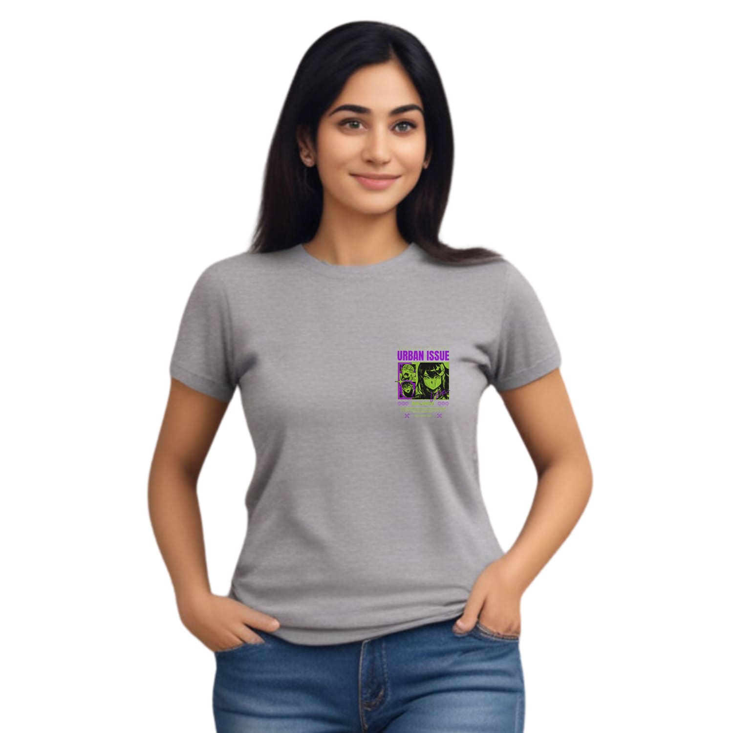 Urban issue  Womens cotton printed T-shirt