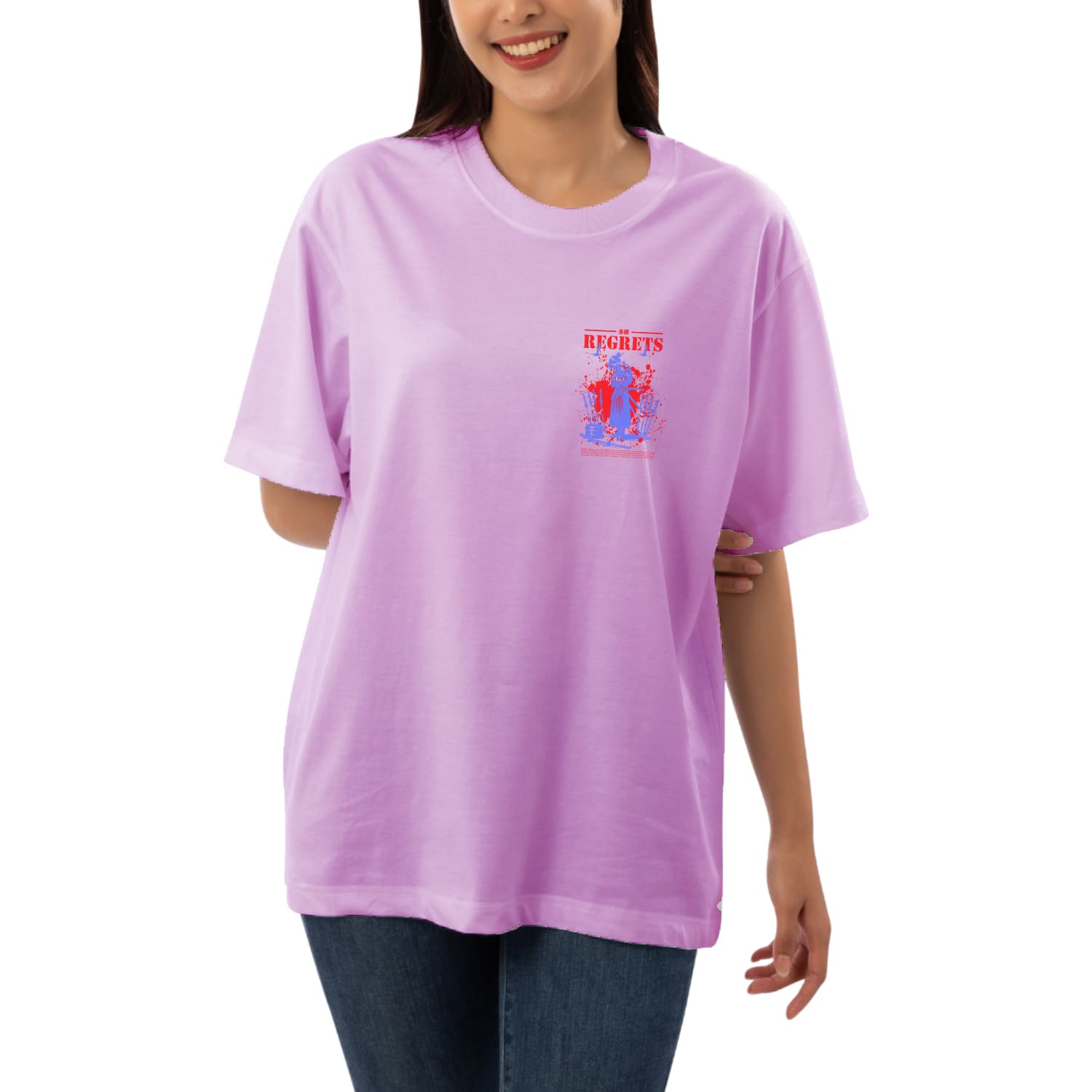 Regret Womens Oversized T-shirt