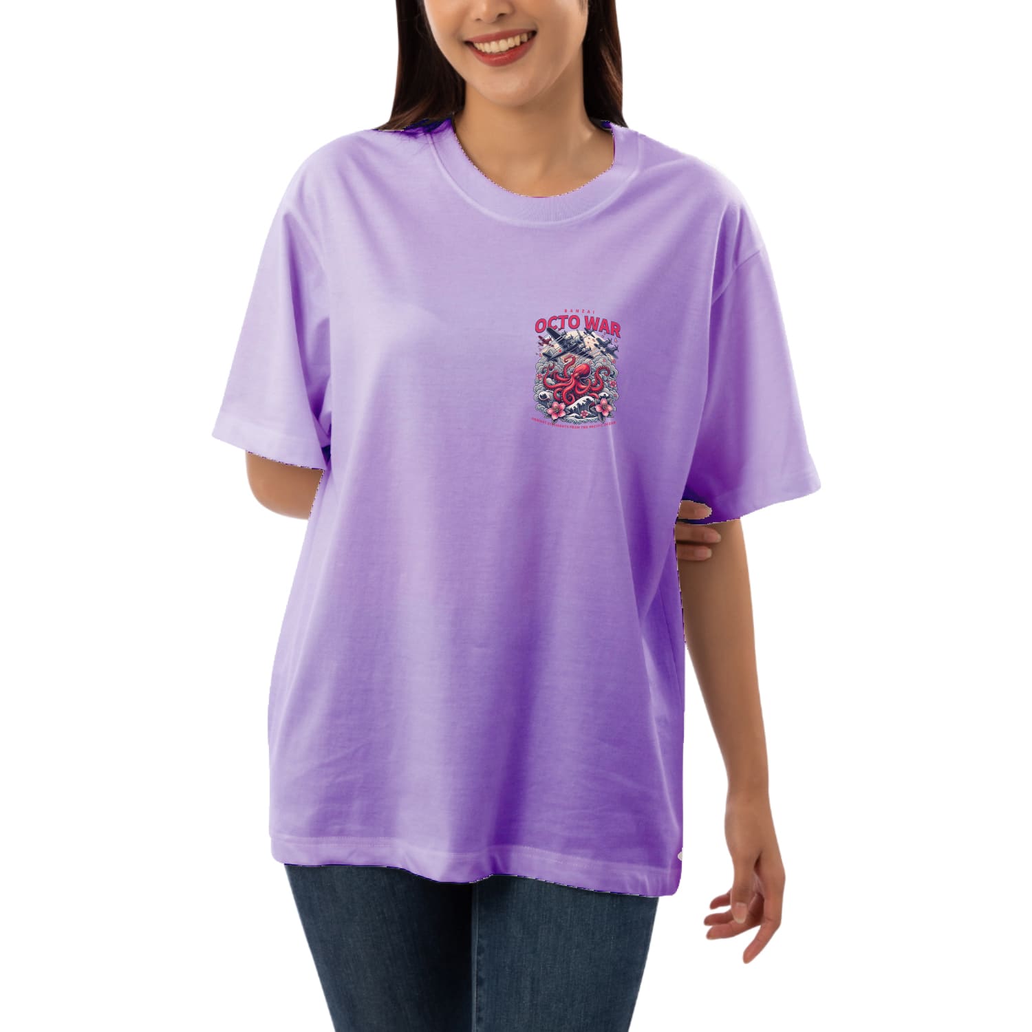 Octo war Womens Oversized T-shirt