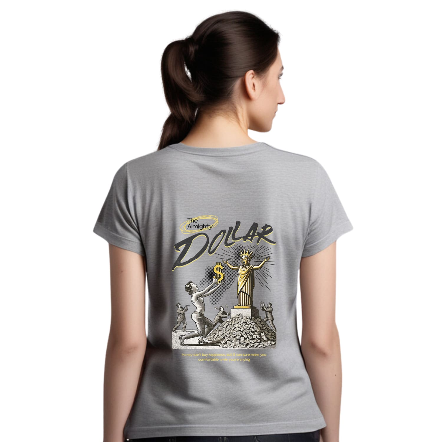 Dollar Womens cotton printed T-shirt