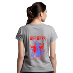 Regrets Womens cotton printed T-shirt
