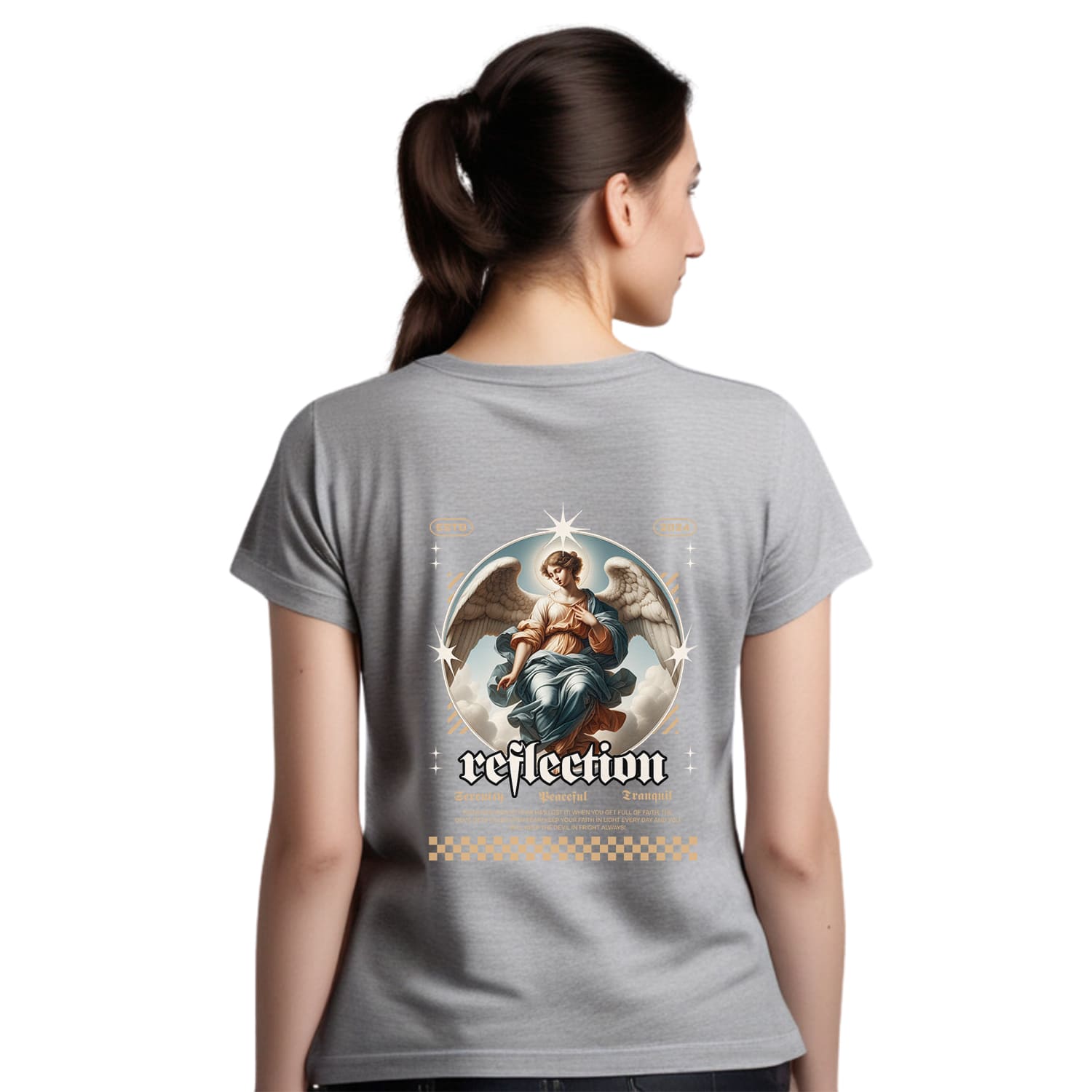 Reflection Womens cotton printed T-shirt