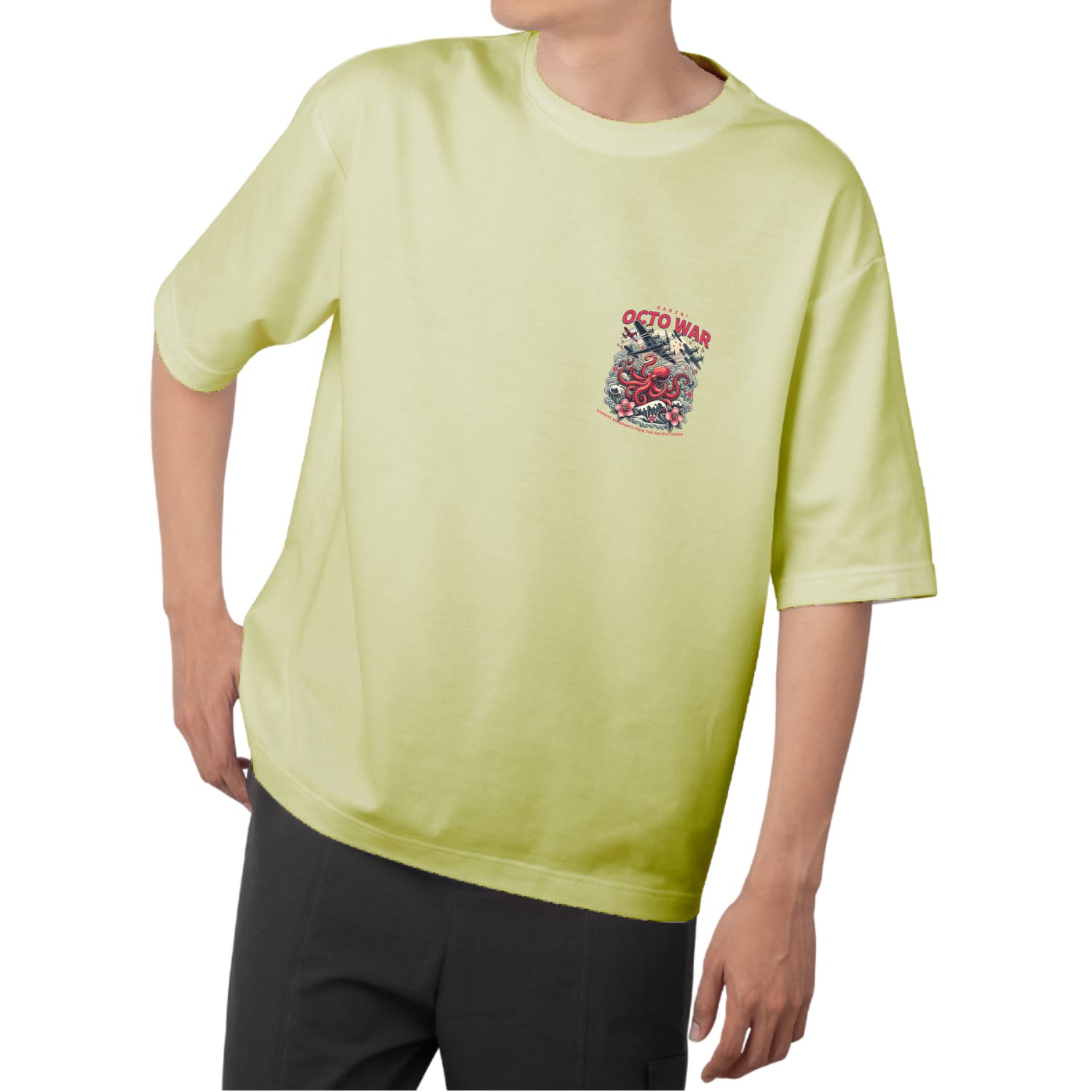 Octo war Oversized T-shirt