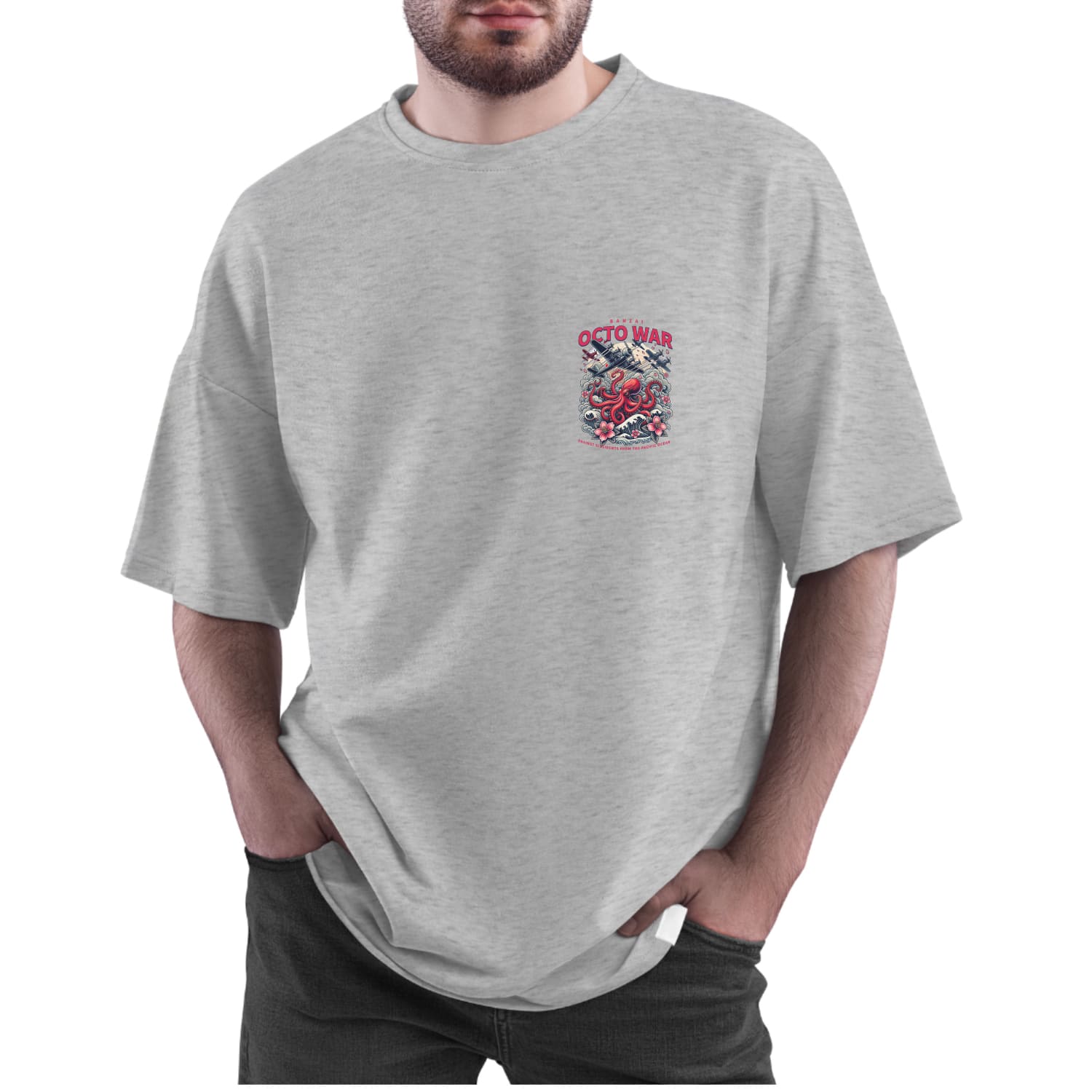 Octo war Oversized T-shirt