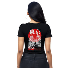 Tokyo Womens cotton printed T-shirt