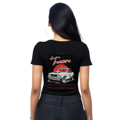 Samurai treasure Womens cotton printed T-shirt