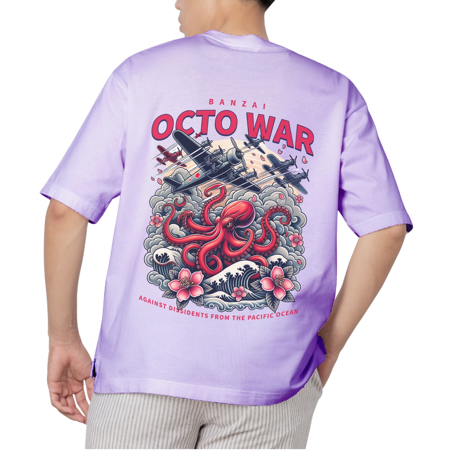 Octo war Oversized T-shirt