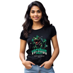 Vicious Womens cotton printed T-shirt