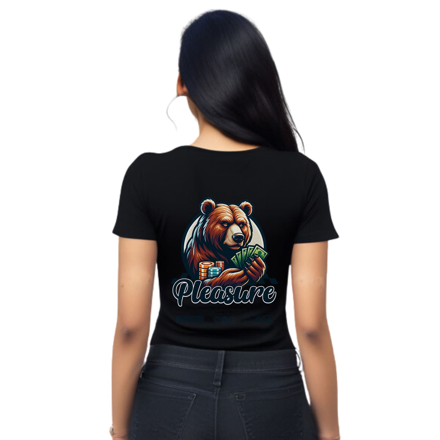 Pleasure Womens cotton printed T-shirt