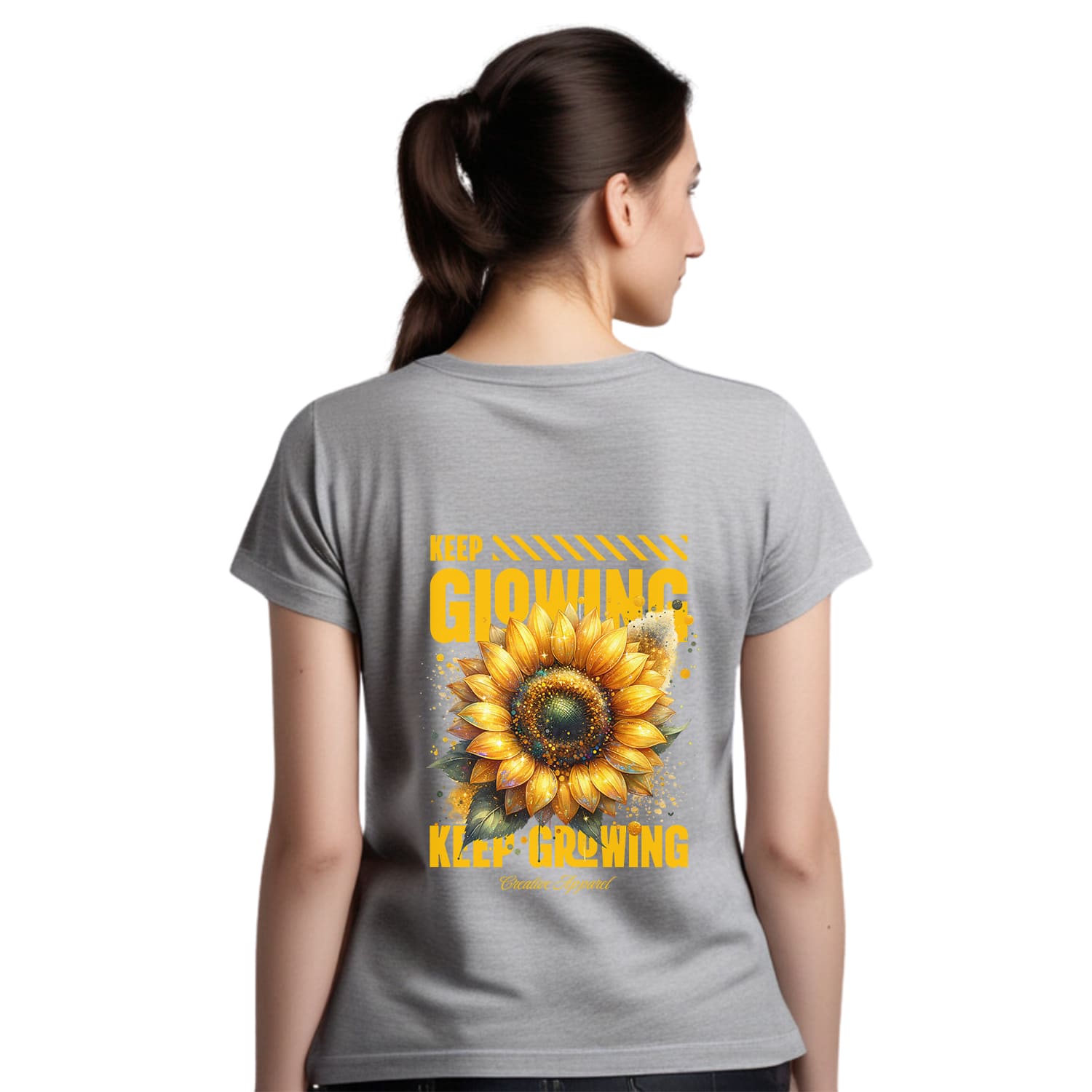 Keep glowing Womens cotton printed T-shirt