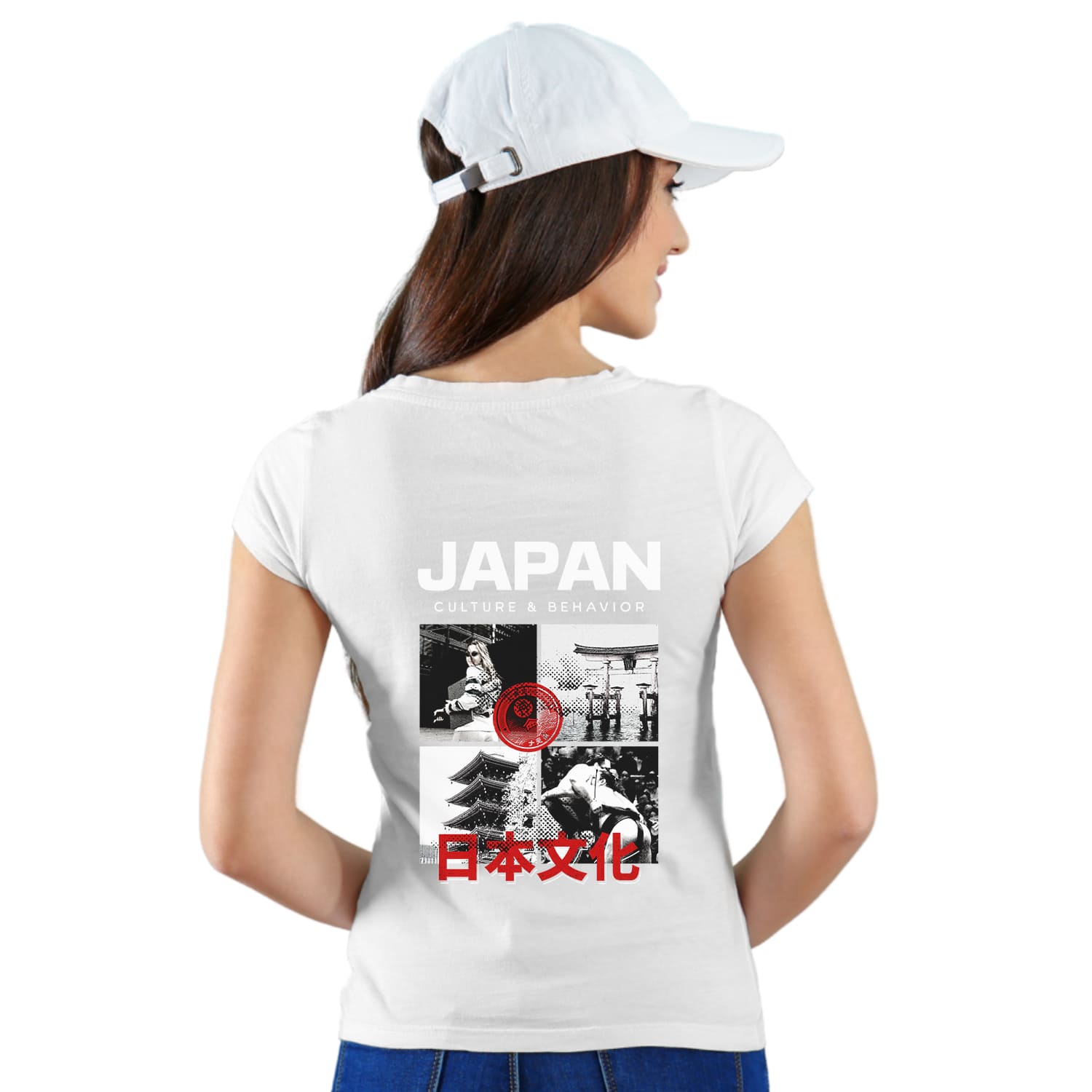 Japan Womens cotton printed T-shirt