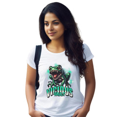 Vicious Womens cotton printed T-shirt