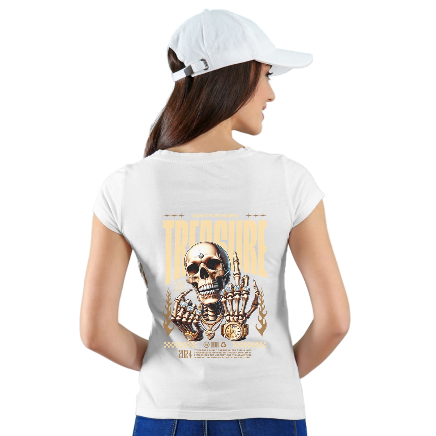 Treasure Womens cotton printed T-shirt
