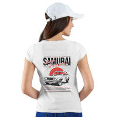 Samurai treasure Womens cotton printed T-shirt