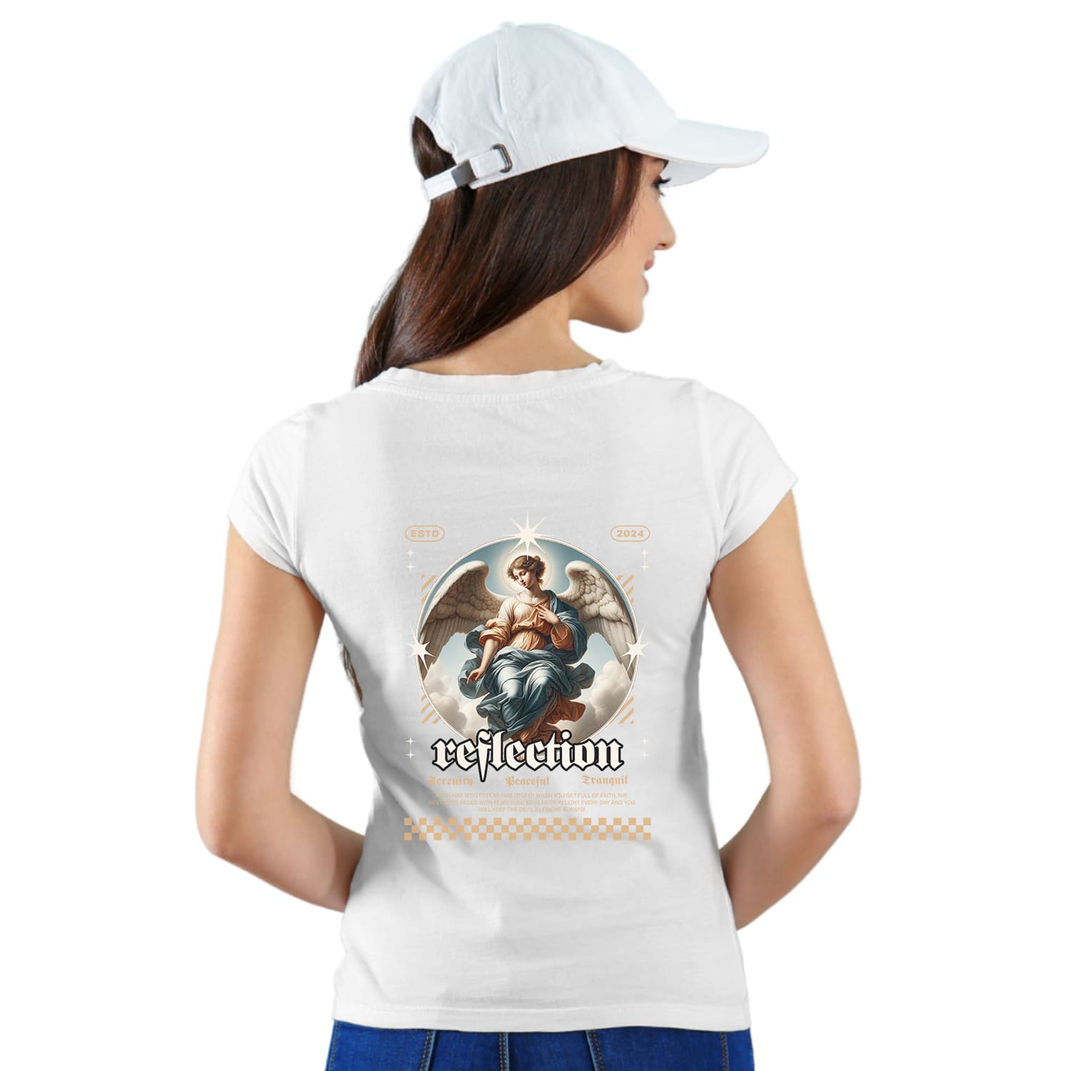 Reflection Womens cotton printed T-shirt