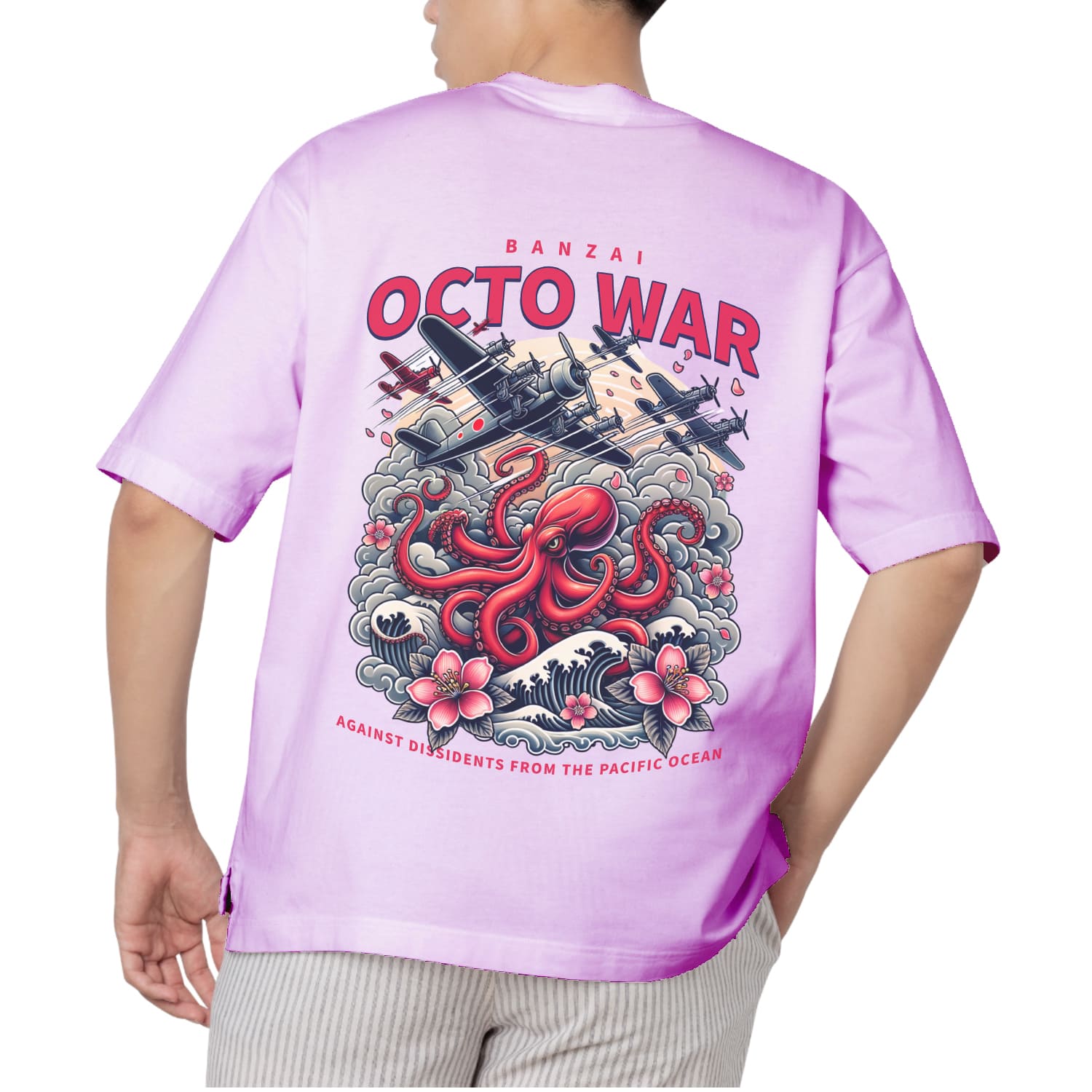 Octo war Oversized T-shirt
