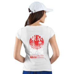 Tokyo Womens cotton printed T-shirt