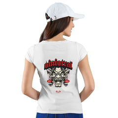 Sinistral Womens cotton printed T-shirt