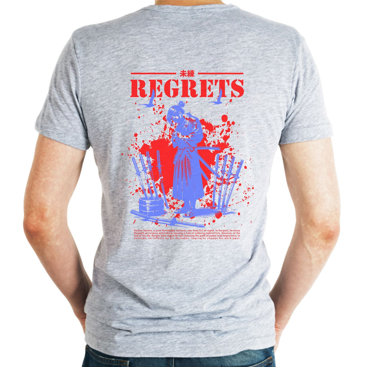 Regrets Mens cotton printed T-shirt
