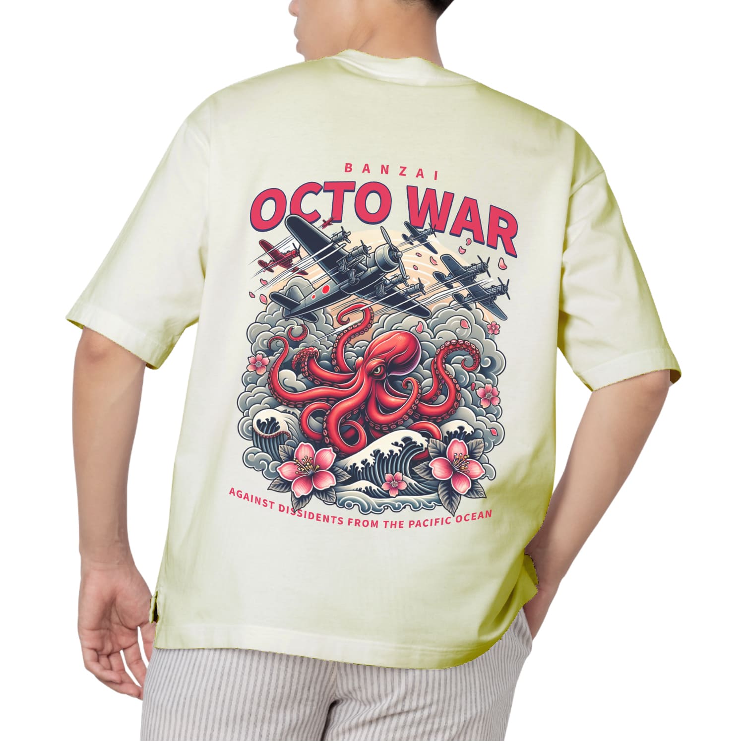 Octo war Oversized T-shirt