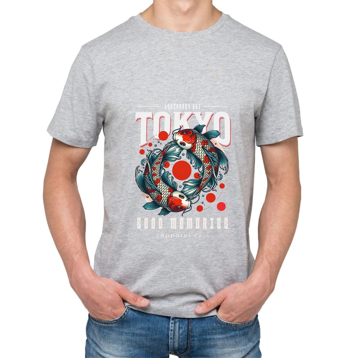 Tokyo good memories  Mens cotton printed T-shirt