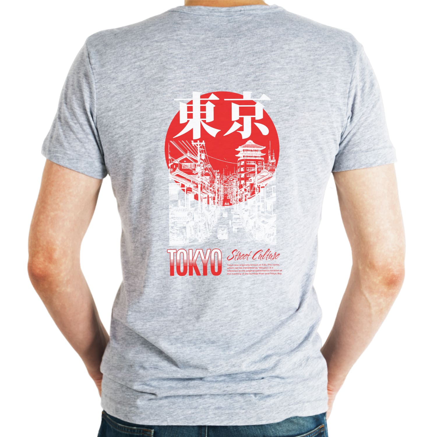 Tokyo  Mens cotton printed T-shirt