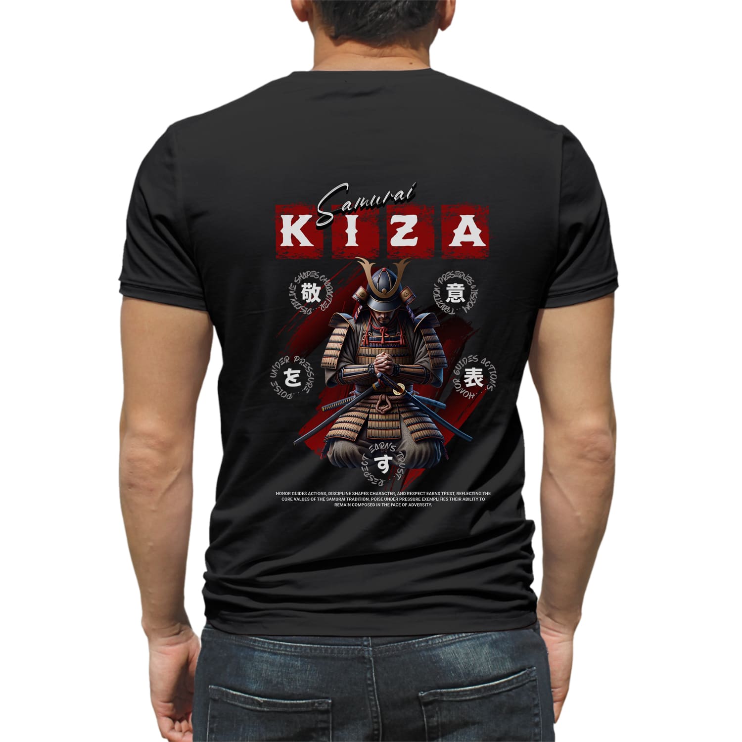 Kiza Mens cotton printed T-shirt