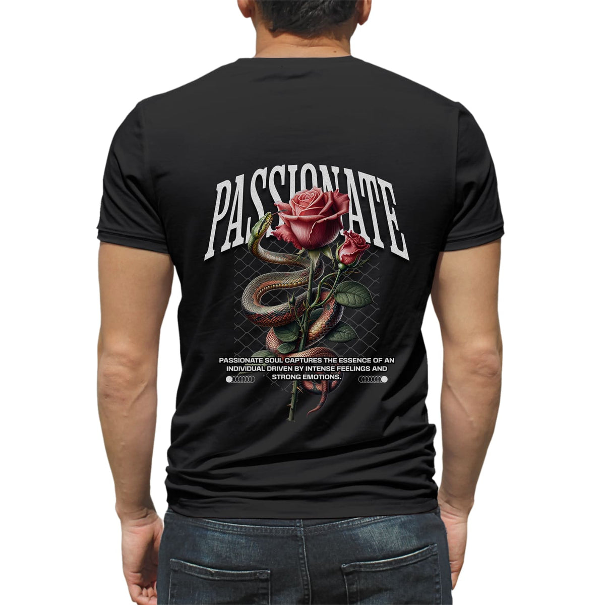 Passionate Mens cotton printed T-shirt