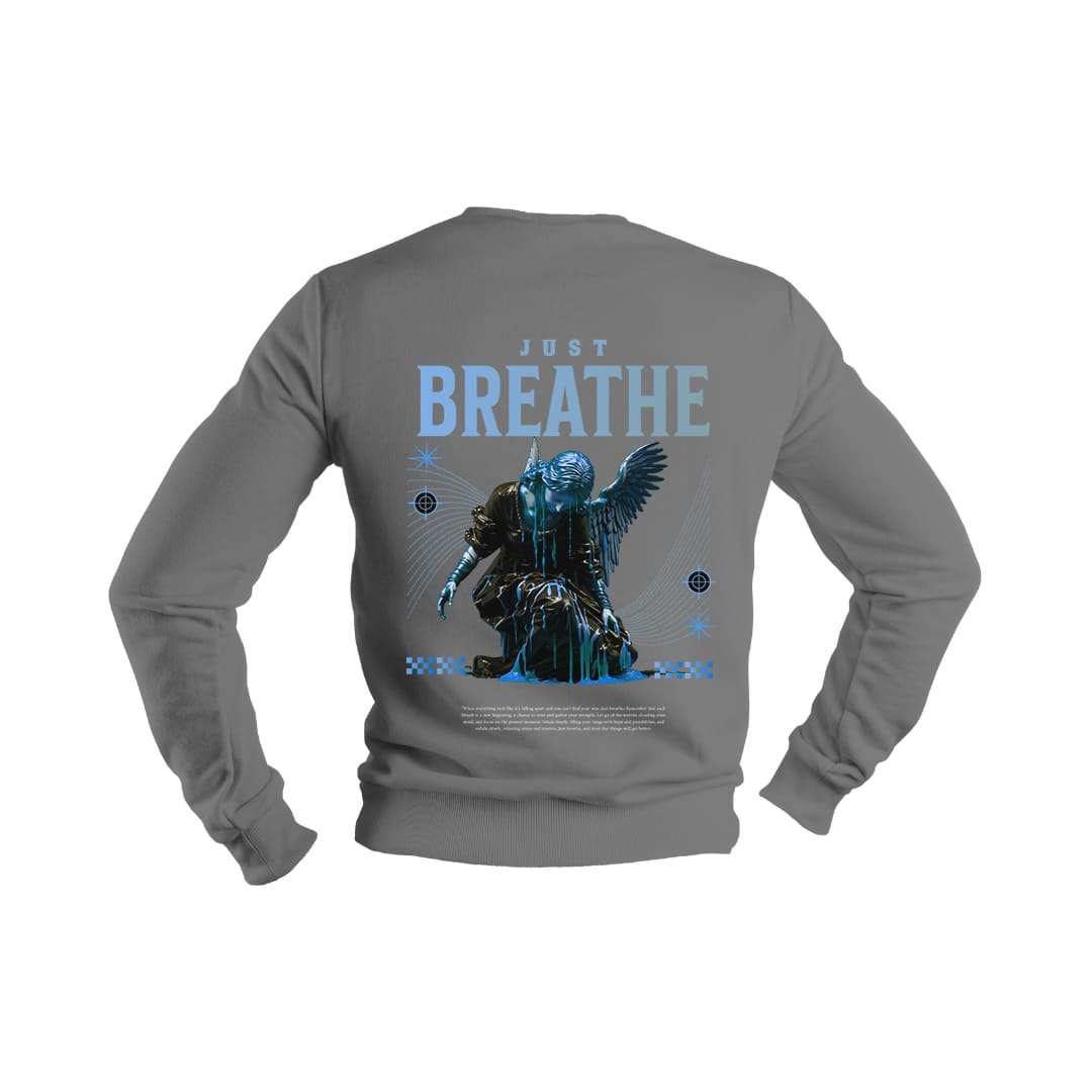 Just breath  Men's Sweatshirt