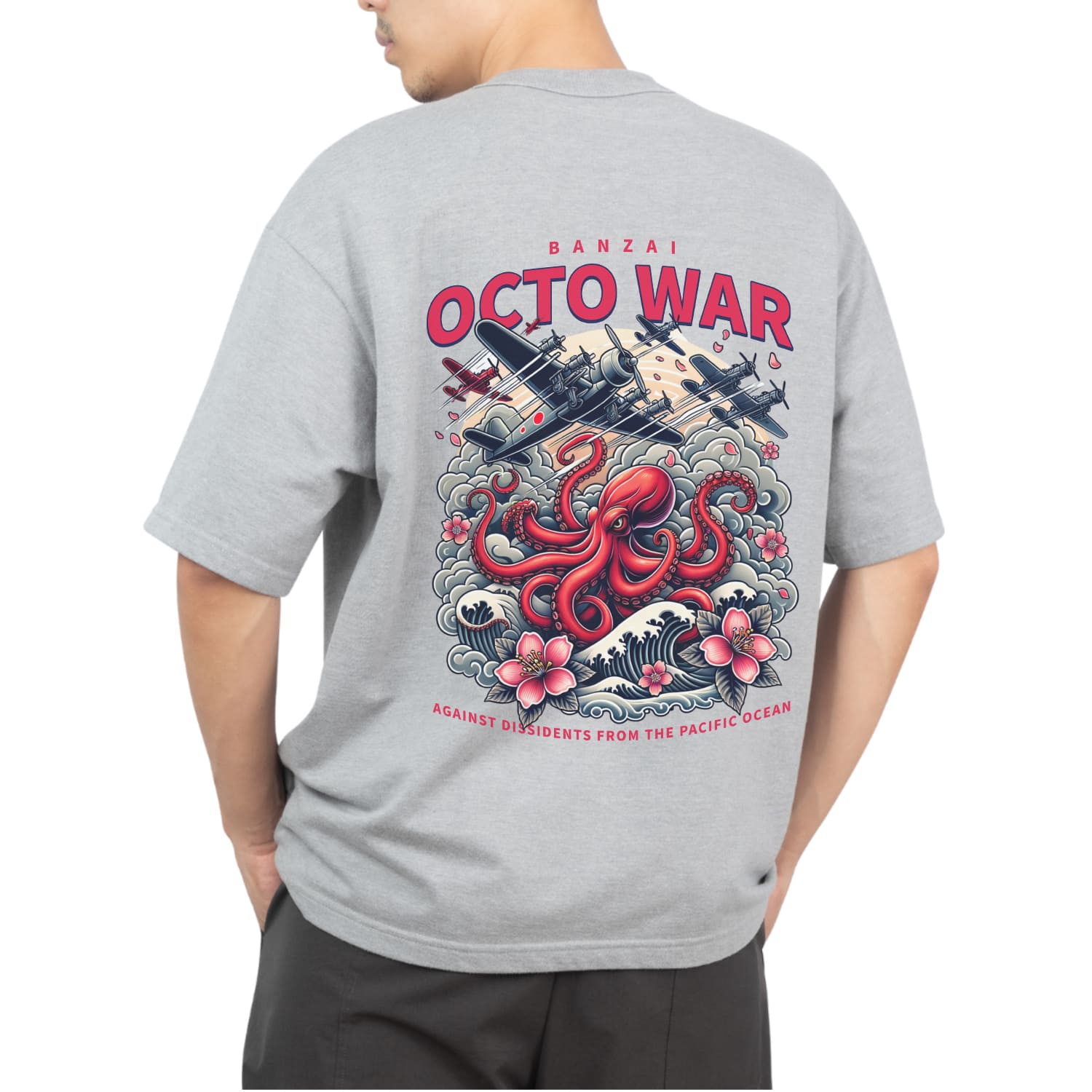 Octo war Oversized T-shirt