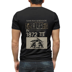 Samurai serenade Mens cotton printed T-shirt