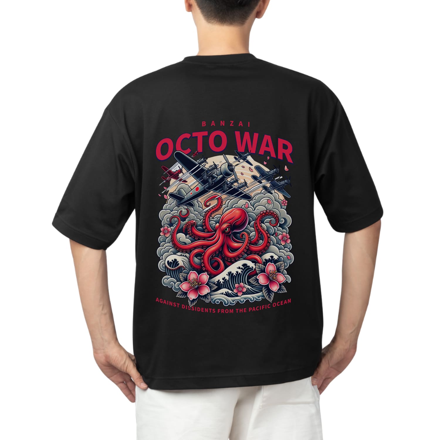 Octo war Oversized T-shirt