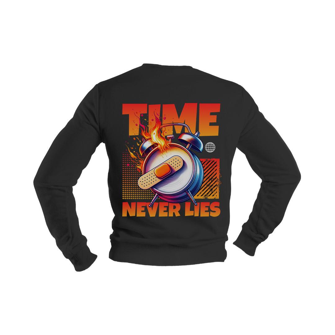 Time never lies Men's Sweatshirt