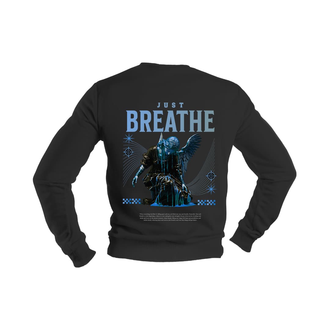Just breath  Men's Sweatshirt